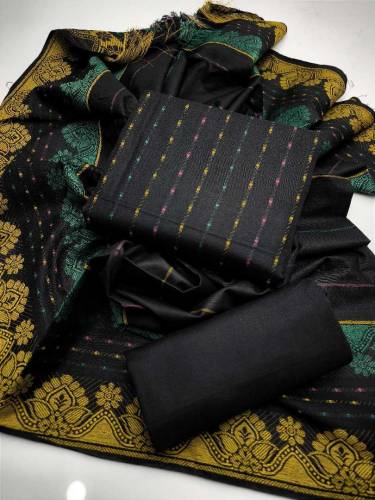 *Winter Multani Khaddi Khaddar Jacquard 3pc Dresses