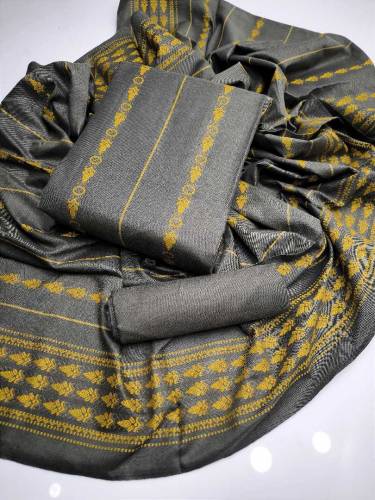 *Winter Multani Khaddi Khaddar Jacquard 3pc Dresses