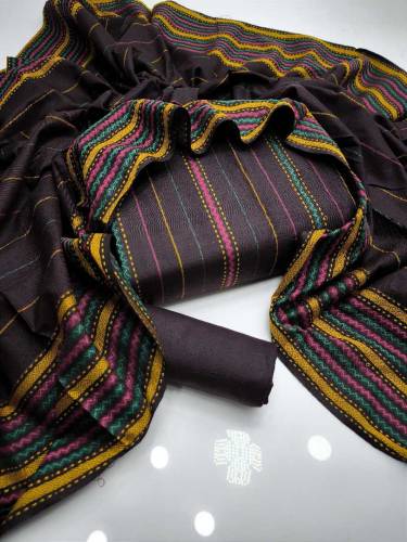 *Winter Multani Khaddi Khaddar Jacquard 3pc Dresses