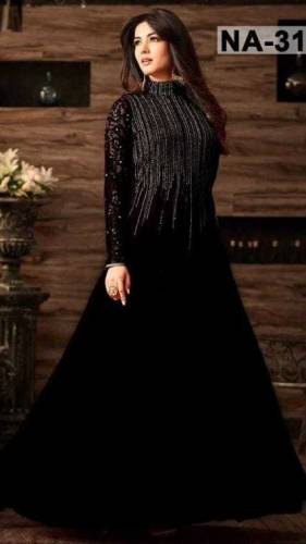 Indian chiffon maxi