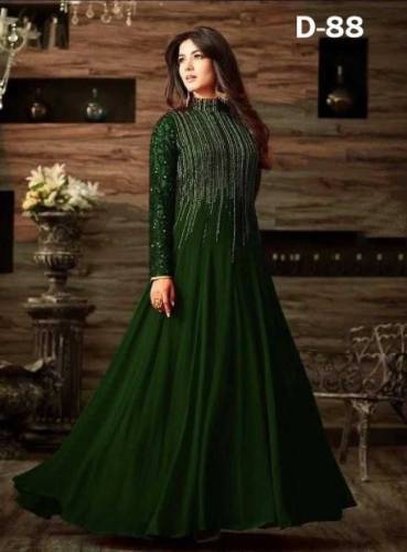 Indian chiffon maxi