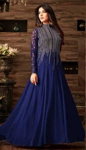 Indian chiffon maxi