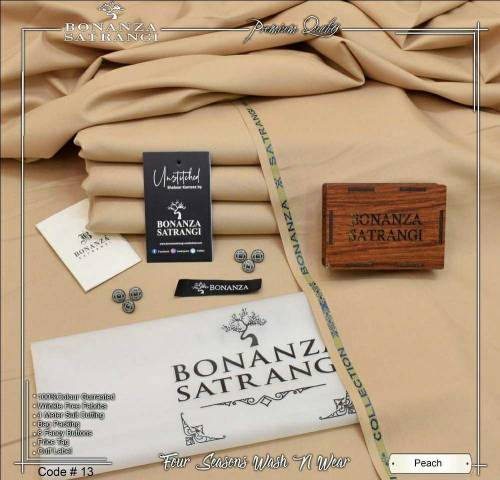 BONANZA SATRANGI wash and Wear 