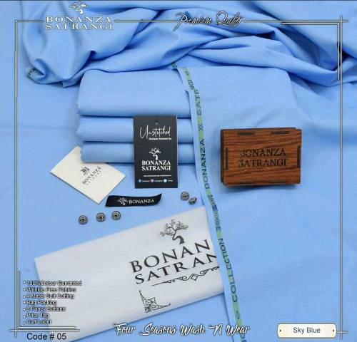 BONANZA SATRANGI wash and Wear 