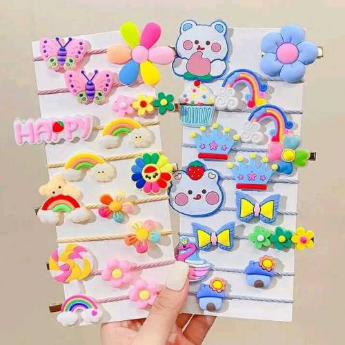 Girls Hair Band 14 PCs card