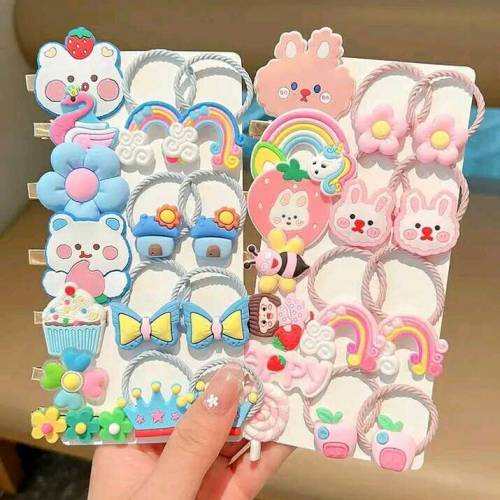 Girls Hair Band 14 PCs card