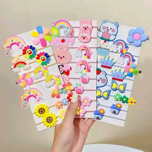 Girls Hair Band 14 PCs card