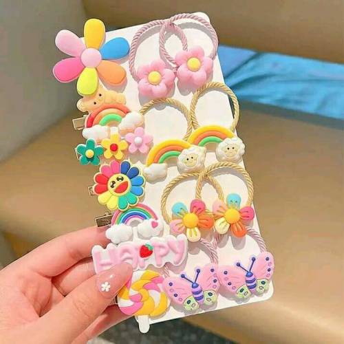 Girls Hair Band 14 PCs card