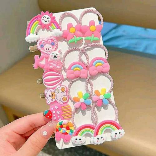 Girls Hair Band 14 PCs card