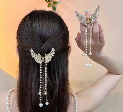 Beautiful Butterfly Rhinestone Hair Claw