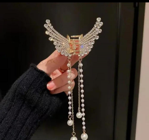 Beautiful Butterfly Rhinestone Hair Claw