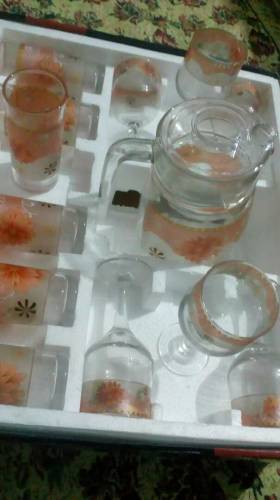 fancy glassware set