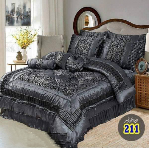 14pcs Silk Double Bed Bridal Set