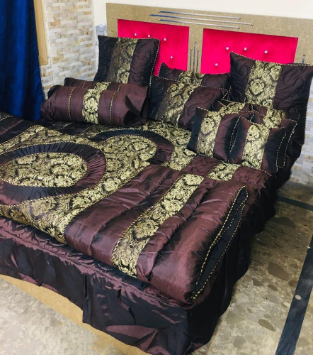 14pcs Silk Double Bed Bridal Set