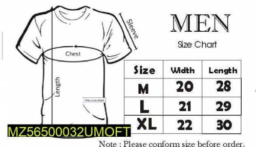 Polyester T-Shirt Imported for men's | Free Delivery