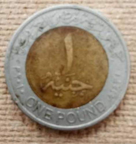 Egyptian 1 pound coin 