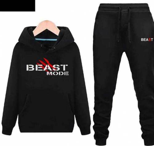 Men 2pc stitched hoodie and trouser 