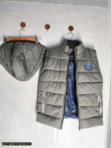 1 pc men's stiched parachute Quilted sleeveless puffer jacket 