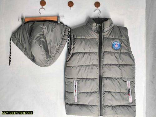 1 pc men's stiched parachute Quilted sleeveless puffer jacket 