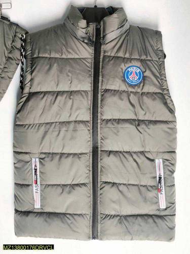 1 pc men's stiched parachute Quilted sleeveless puffer jacket 