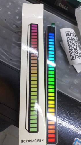 Rgb Voice Control Led Light Bar – Rechargeable (white Color)