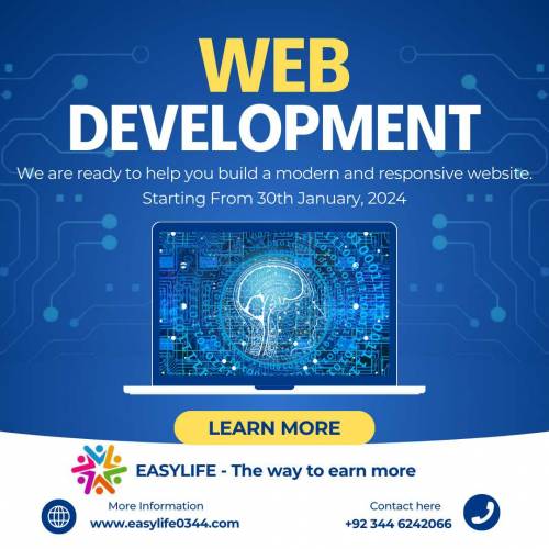 Advance Web development course is starting soon. Wanna join DM me