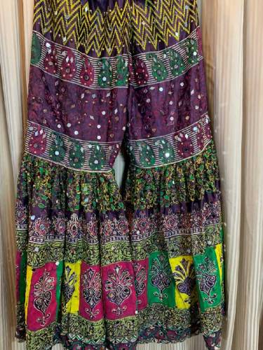 🎀short shirt with garara and organza dupatta🎀 wore only once