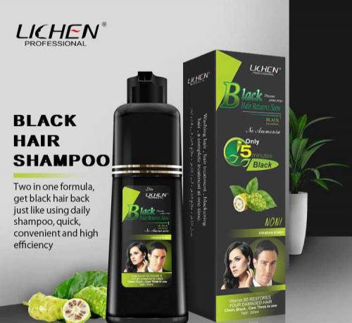 Instant Shine Hair Color Shampoo Black 