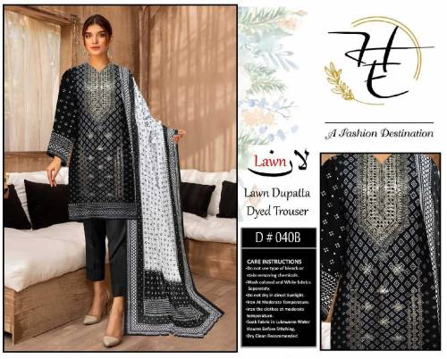 LAWN WITH LAWN DUPATTA 