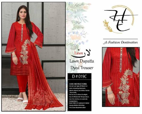 LAWN WITH LAWN DUPATTA 