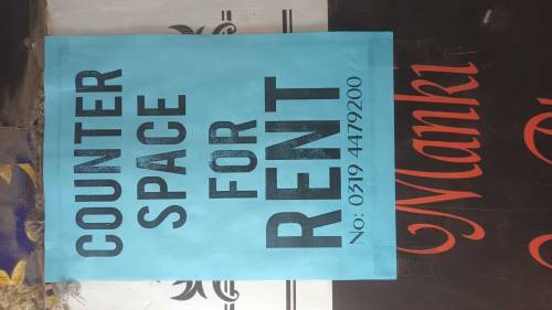 Counter space for rent 