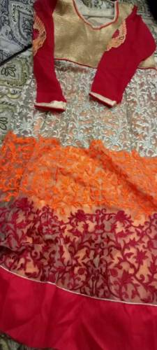 Embrioded maxi frock 