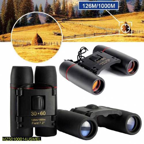 Sakura 30X60 Foldable Binoculars.Color: Black