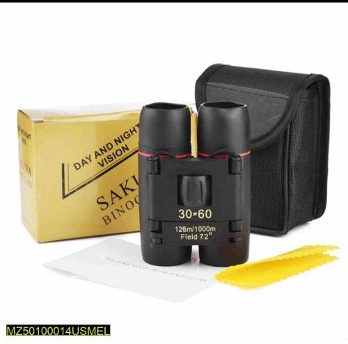 Sakura 30X60 Foldable Binoculars.Color: Black