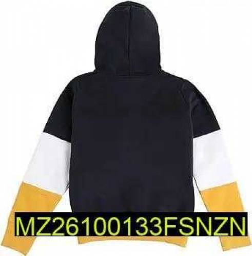 1 Pc Men's Stitched Fleece Plain Hoodie
