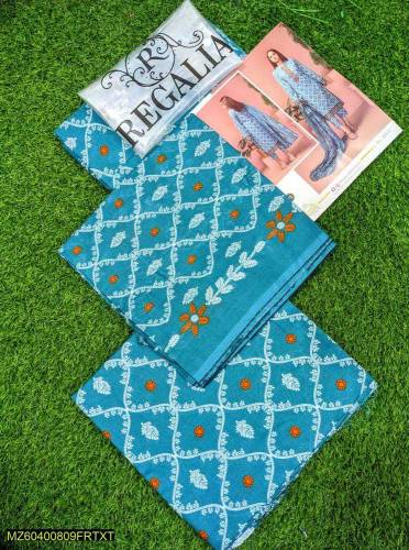 3 pcs suit unstiched 