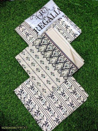 3 pcs suit unstiched 