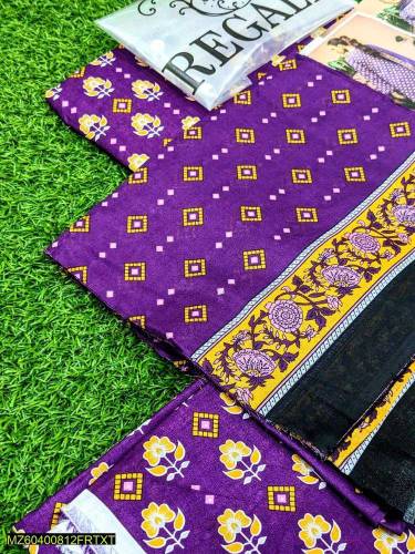 3 pcs suit unstiched 