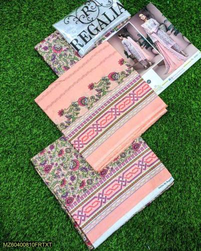 3 pcs suit unstiched 