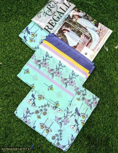 3 pcs suit unstiched 