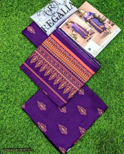 3 pcs suit unstiched 