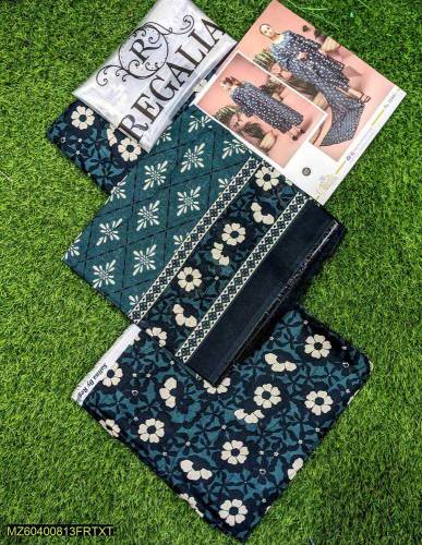3 pcs suit unstiched 