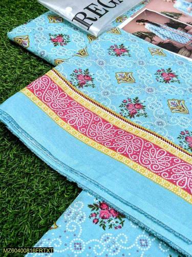 3 pcs suit unstiched 