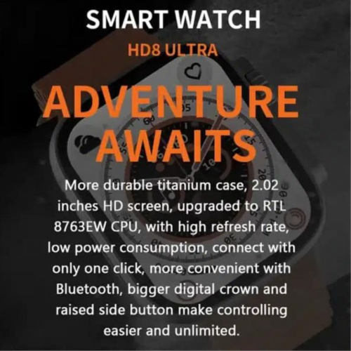 HD8 Ultra Smart Watch