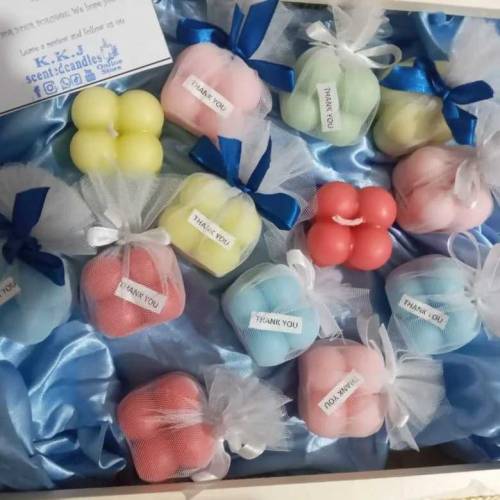 bubble scented candles available 