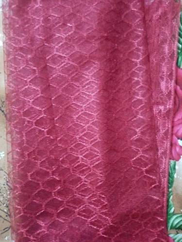 3pcs printed suit plain trouser net dupatta printed shirt maroon shade
