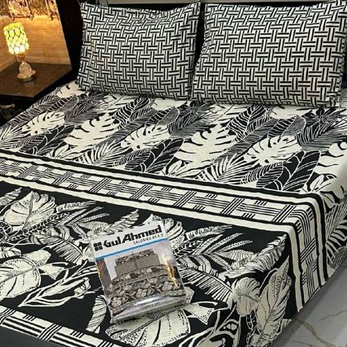 three piece bed sheet 2 pillow