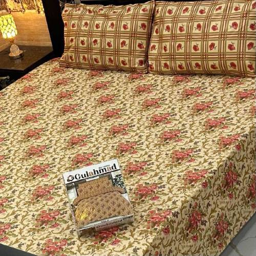 three piece bed sheet 2 pillow