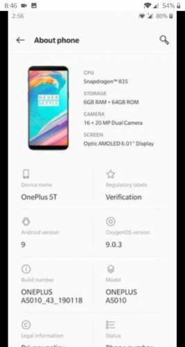 OnePlus 5T 6/64 GB