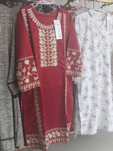 khadar 2 piece embroided suit